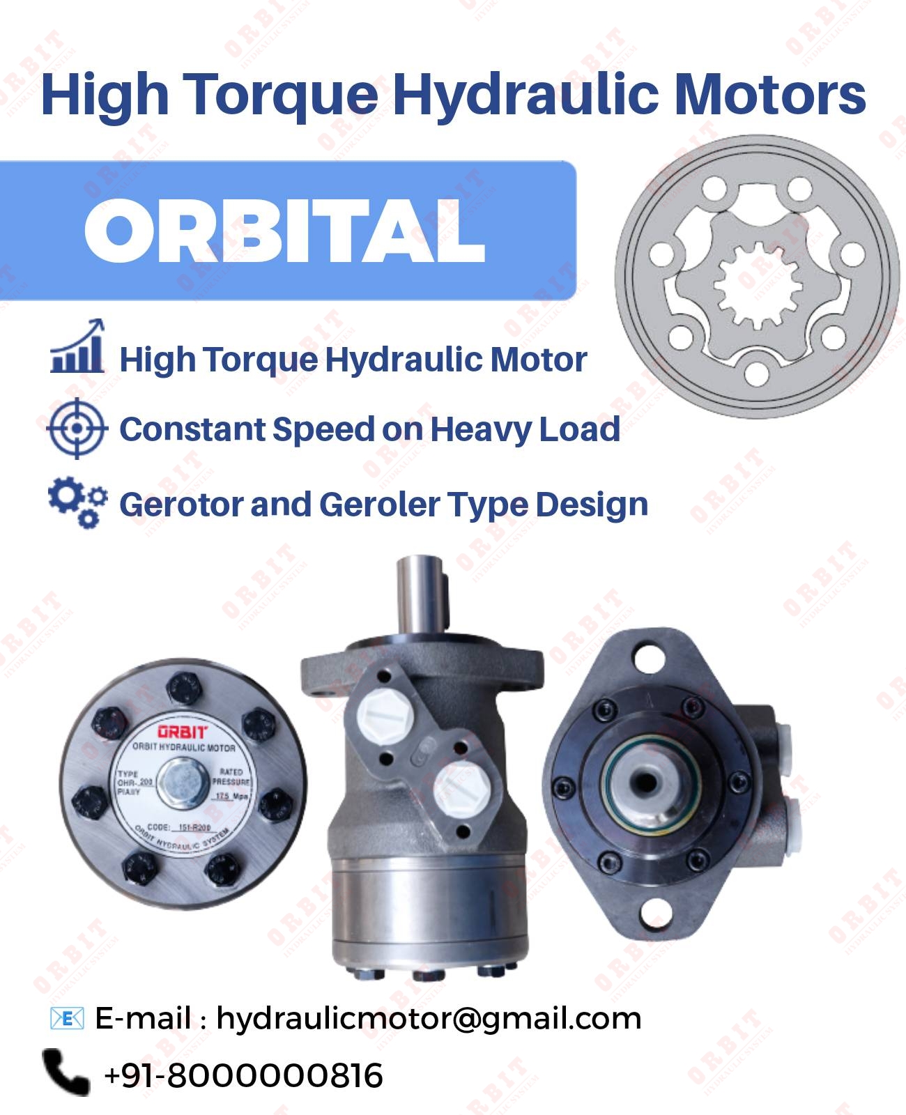 Danfoss OMM OMP OMR OMS Hydraulic Motor OMH-400 151H1036 White Hydraulic Motor In Ahmedabad Mumbai Pune Chennai Bangalore Hyderabad Delhi Kolkata Vasai Thane Coimbatore India